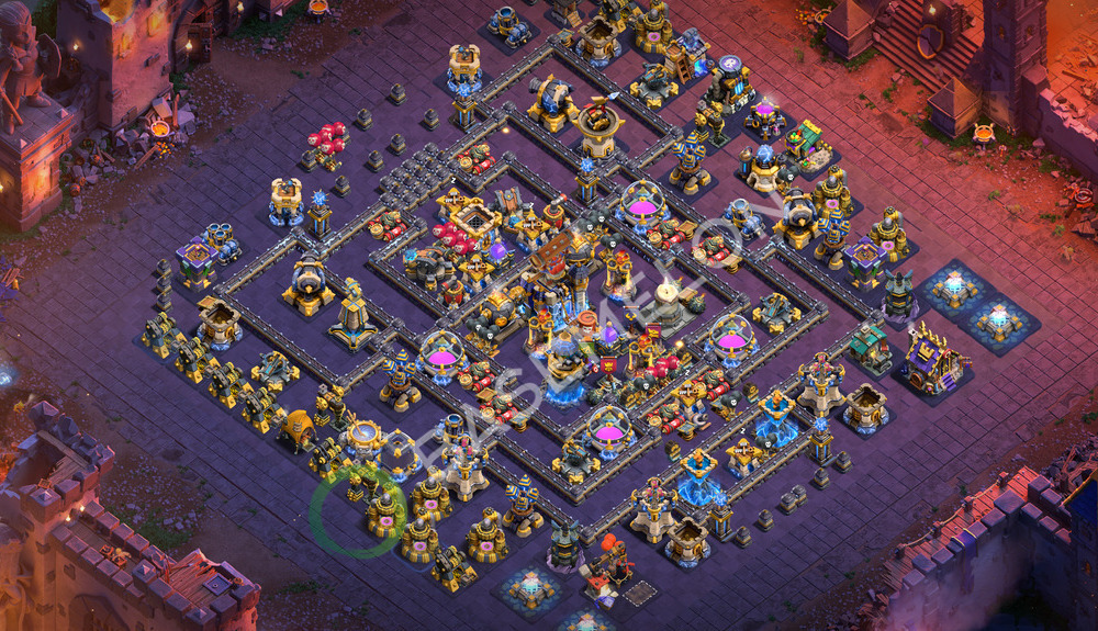 Town Hall Level 18 War Base Design 2026, Legend League, Layout #3799