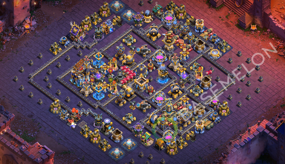 Town Hall Level 18 War Base Design 2026, Layout #3801