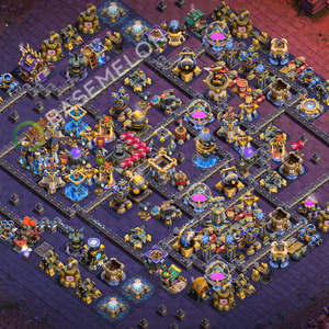 Town Hall Level 18 War Base Design 2026, Layout #3801