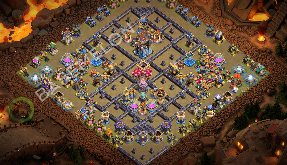 Town Hall Level 18 War Base Design 2026, Layout #3803