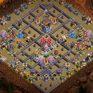 Town Hall Level 18 War Base Design 2026, Layout #3803