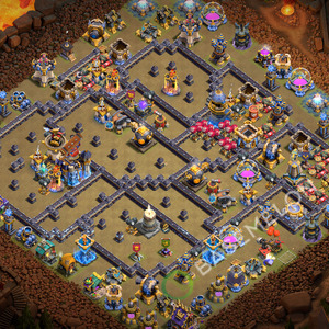 Town Hall Level 18 War Base Design 2026, Anti 3 Stars, Anti Everything, Layout #3805
