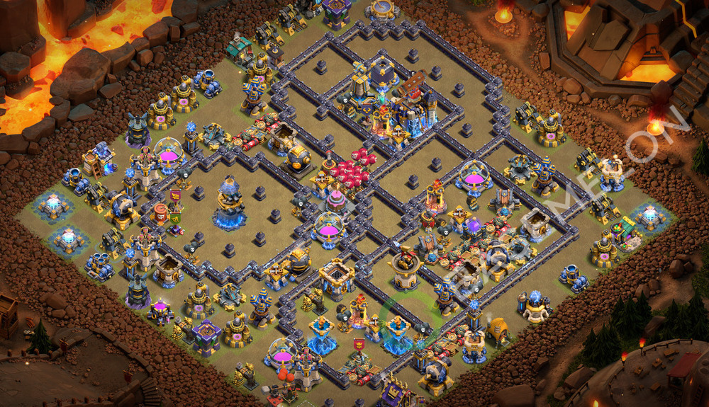 Town Hall Level 18 War Base Design 2026, Anti 3 Stars, Anti Everything, Layout #3826