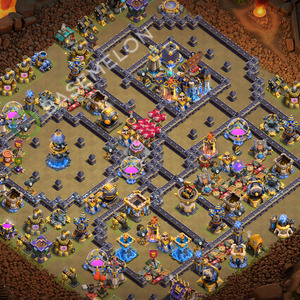Town Hall Level 18 War Base Design 2026, Anti 3 Stars, Anti Everything, Layout #3826