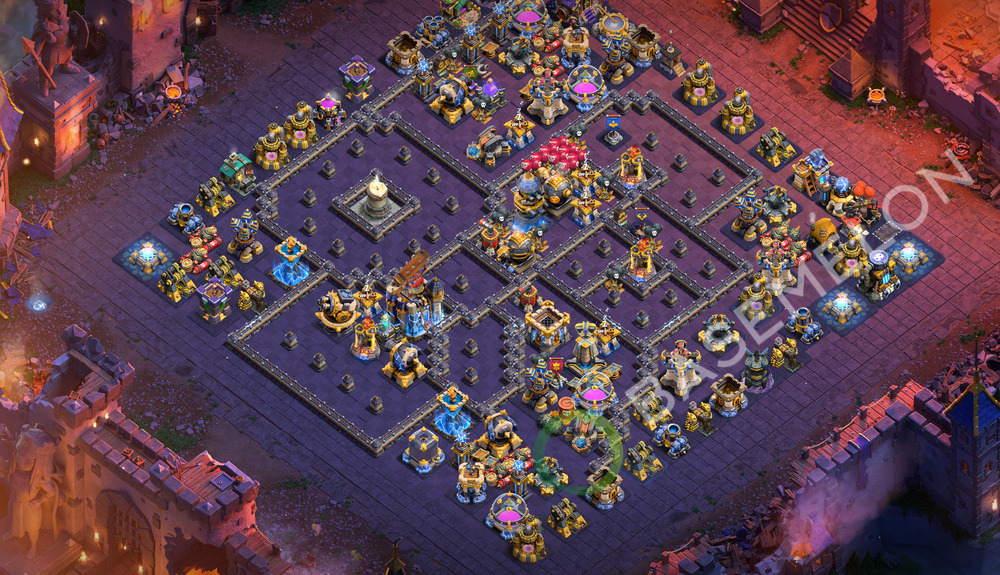 Town Hall Level 18 War Base Design 2026, Layout #3827