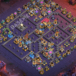 Town Hall Level 18 War Base Design 2026, Layout #3827
