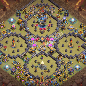 Town Hall Level 18 War Base Design 2026, Anti 3 Stars, Anti Everything, Layout #3828