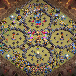 Aldea del Ayuntamiento Nivel 18 para Guerra, Anti 3 Estrellas, Anti Todo Diseño 2026, #3828