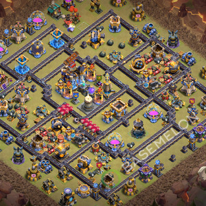 Town Hall Level 18 War Base Design 2026, Anti 3 Stars, Layout #3836