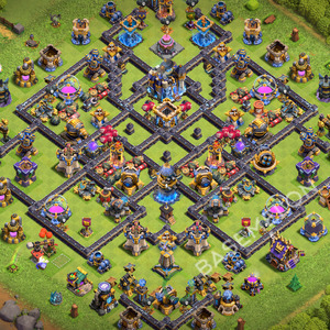Rathaus Level 18 Verteidigung Base 2026, Anti Air, Layout #3861