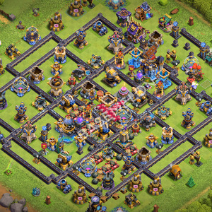 Town Hall Level 18 Trophy/Defense Base Design 2026, Anti 3 Stars, Layout #3868
