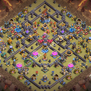 Town Hall Level 18 War Base Design 2026, Anti 2 Stars, Anti Everything, Layout #3878