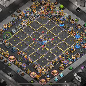 Rathaus Level 18 Verteidigung Base 2026, Layout #3904