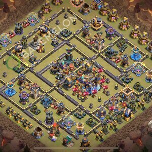 Rathaus Level 18 Krieg Base 2026, Layout #3914