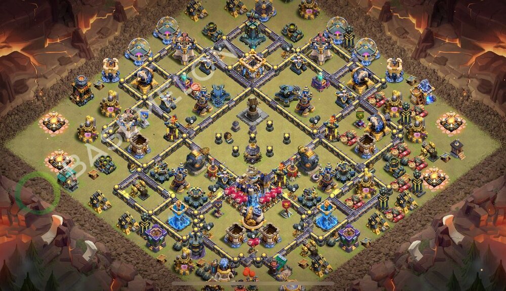 Rathaus Level 18 Krieg Base 2026, Anti Air, Layout #3915