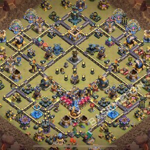 Rathaus Level 18 Krieg Base 2026, Anti Air, Layout #3915