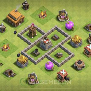 Town Hall Level 3 Farm Base Design 2025, Layout #1016