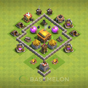 Best TH3 Base Layouts 2025 • Town Hall Level 3 COC Base