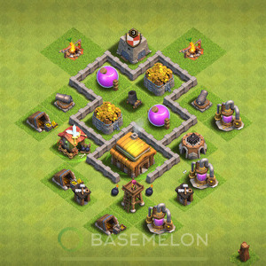 Best TH3 Base Layouts 2025 • Town Hall Level 3 COC Base