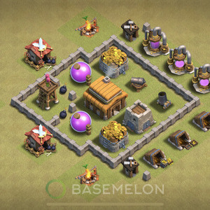 Town Hall Level 3 War Base Design 2025, Anti Everything, Anti 3 Stars, Layout #1742