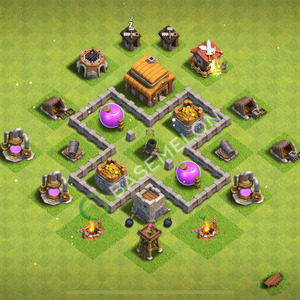 Town Hall Level 3 Farm Base Design 2025, Layout #311