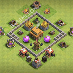 Rathaus Level 3 Farmen Base 2026, Max Level, Anti Alles, Layout #3261