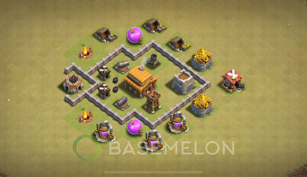 Town Hall Level 3 War Base Design 2024, Anti 2 Stars, Anti Everything, Layout #687