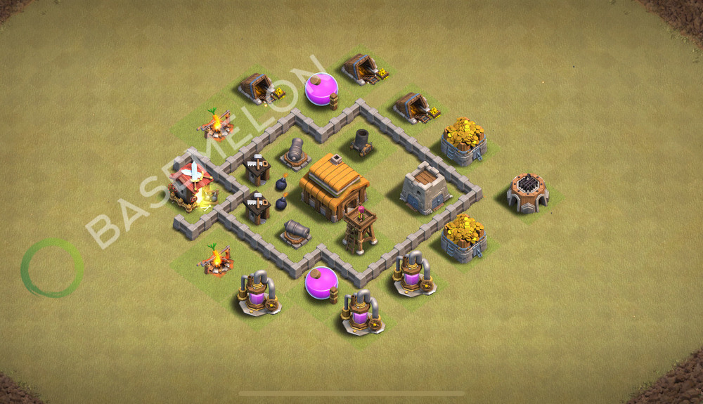 Town Hall Level 3 War Base Design 2026, Anti 2 Stars, Anti Everything, Layout #687