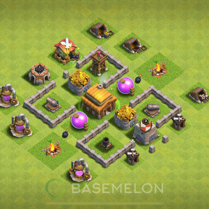 Town Hall Level 3 Farm Base Design 2025, Max Levels, Layout #984