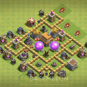 Rathaus Level 5 Farmen Base 2025, Anti Alles, Layout #2067