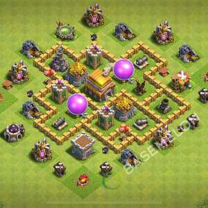 Town Hall Level 5 Farm Base Design 2026, Anti Everything, Layout #2597