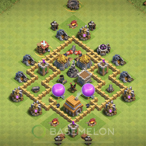 Rathaus Level 5 Farmen Base, Max Level, Layout #290