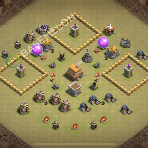 Town Hall Level 5 War Base Design 2026, Max Levels, Anti Everything, Layout #2912