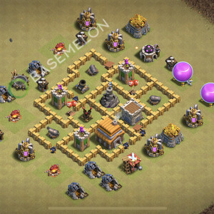 Town Hall Level 5 War Base Design 2026, Anti Everything, Layout #3531