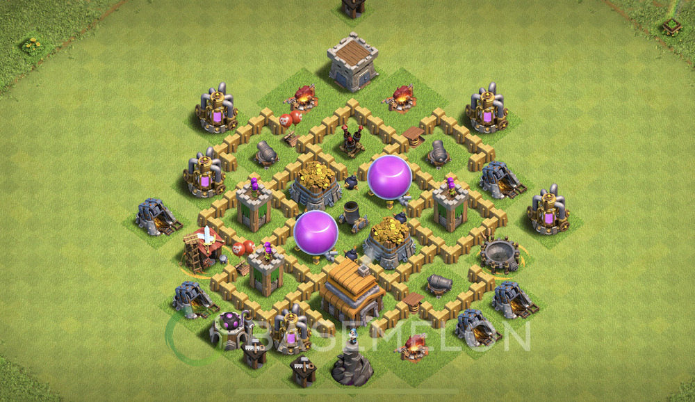 Town Hall Level 5 Farm Base Design 2024, Max Levels, Layout #560