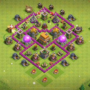 Town Hall Level 6 Farm Base Design 2025, Anti 3 Stars, Anti Everything, Layout #1761
