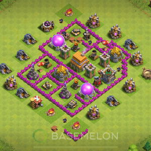 Rathaus Level 6 Farmen Base 2025, Hybrid, Layout #1768