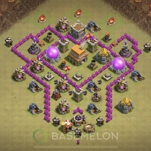 Rathaus Level 6 Krieg Base, Max Level, Anti Alles, Layout #23