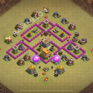 Aldea del Ayuntamiento Nivel 6 para Guerra Diseño 2026, #2981