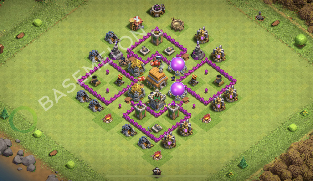 Town Hall Level 6 Farm Base Design 2026, Max Levels, Anti Everything, Layout #3000