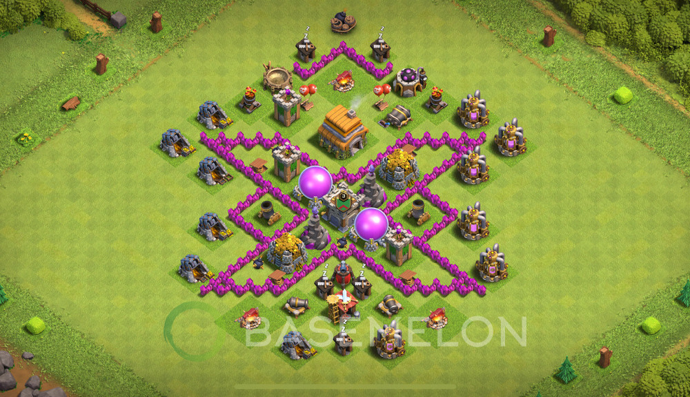 Town Hall Level 6 Progress Base Design 2025, Layout #32