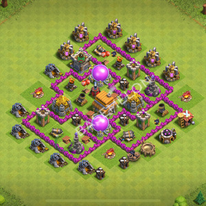 Town Hall Level 6 Farm Base Design 2026, Max Levels, Layout #3209