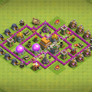 Town Hall Level 6 Farm Base Design 2026, Anti 3 Stars, Anti Everything, Layout #3401