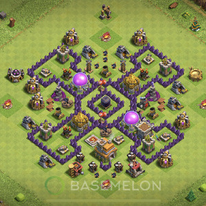 Town Hall Level 7 Farm Base Design 2025, Max Levels, Layout #1097