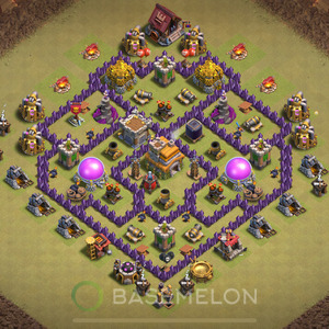 Town Hall Level 7 War Base Design 2025, Anti 3 Stars, Anti Everything, Layout #1265