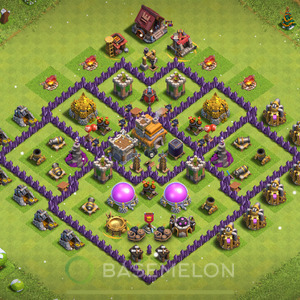 Town Hall Level 7 Farm Base Design 2025, Anti 3 Stars, Anti Everything, Layout #1337