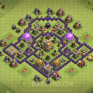 Town Hall Level 7 Farm Base Design 2025, Hybrid, Layout #1434