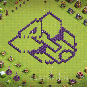 Town Hall Level 7 Progress Base Design 2025, Layout #1533