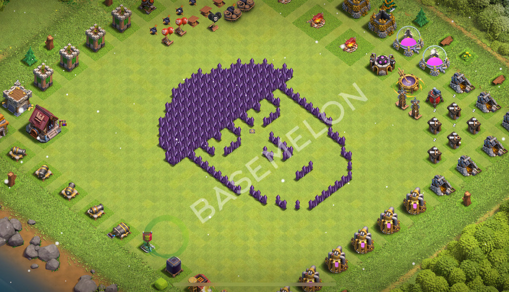 Town Hall Level 7 Progress Base Design 2025, Layout #1671