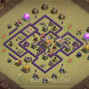 Town Hall Level 7 War Base Design 2025, Anti 3 Stars, Anti Everything, Layout #1699